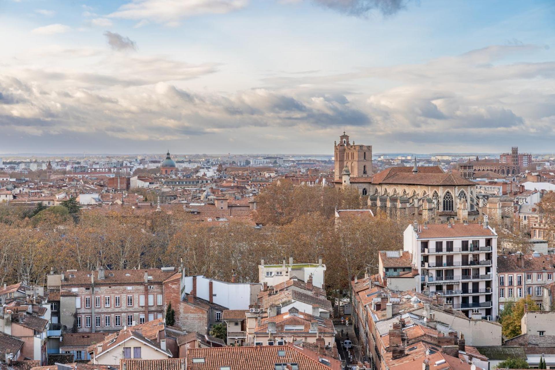 Le Panoramique - Clim, Balcon, Superbe Vue, Wifi Apartment Toulouse Luaran gambar